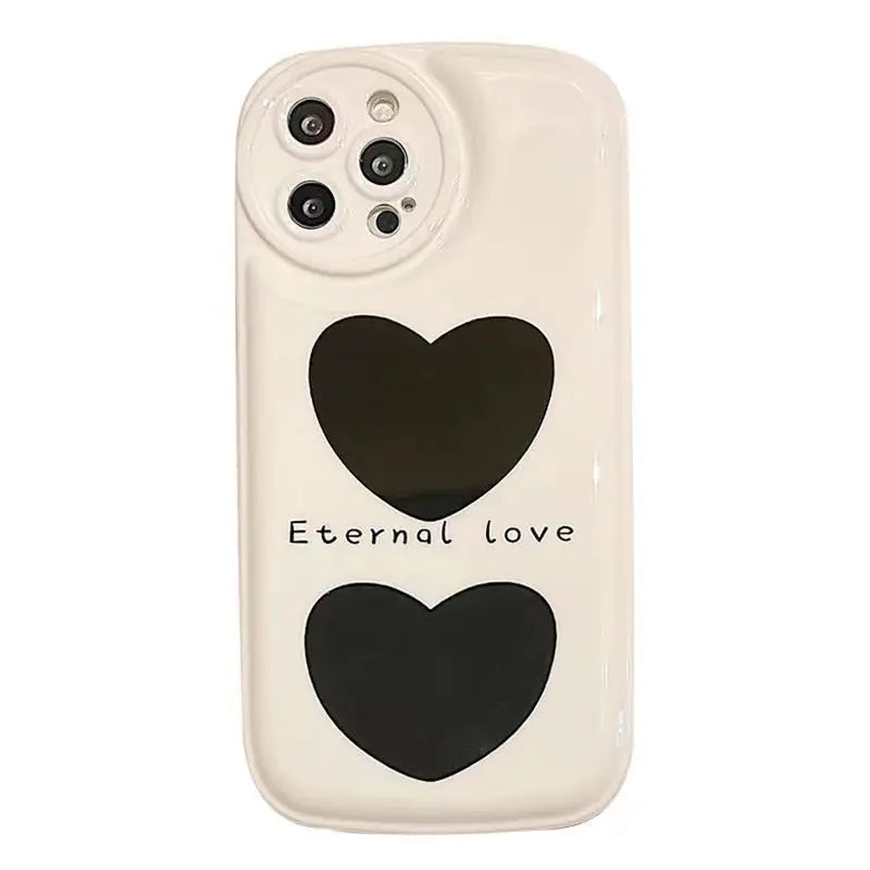 Case Eternal Love com Pulseira, Perfeito Para Modelos 14 Plus, 7, 8, X, XS, XR, 11, 12, 13 Pro Max, , Ousada, Diferente, Case Para IPhone,  Corrente, Pulseira, Cordão, Coração, Capinha Protetora Para IPhone, Case IPhone, Capinha IPhone, Case Protetora Para IPhone, Case Diferente, Capinha Diferente, Capinhas Diferentes, Case Macia Para IPhone - LOJAS LABRU